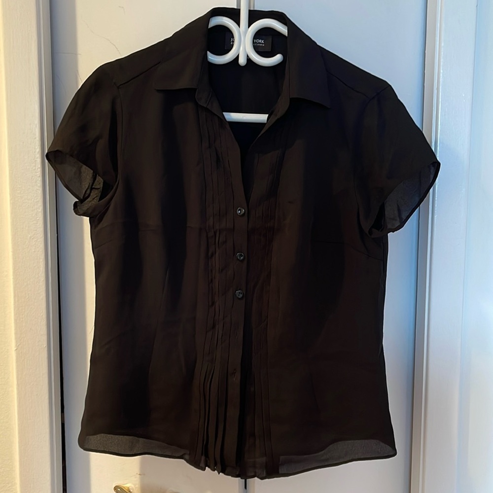 Jones New York Classic Black Women's Top